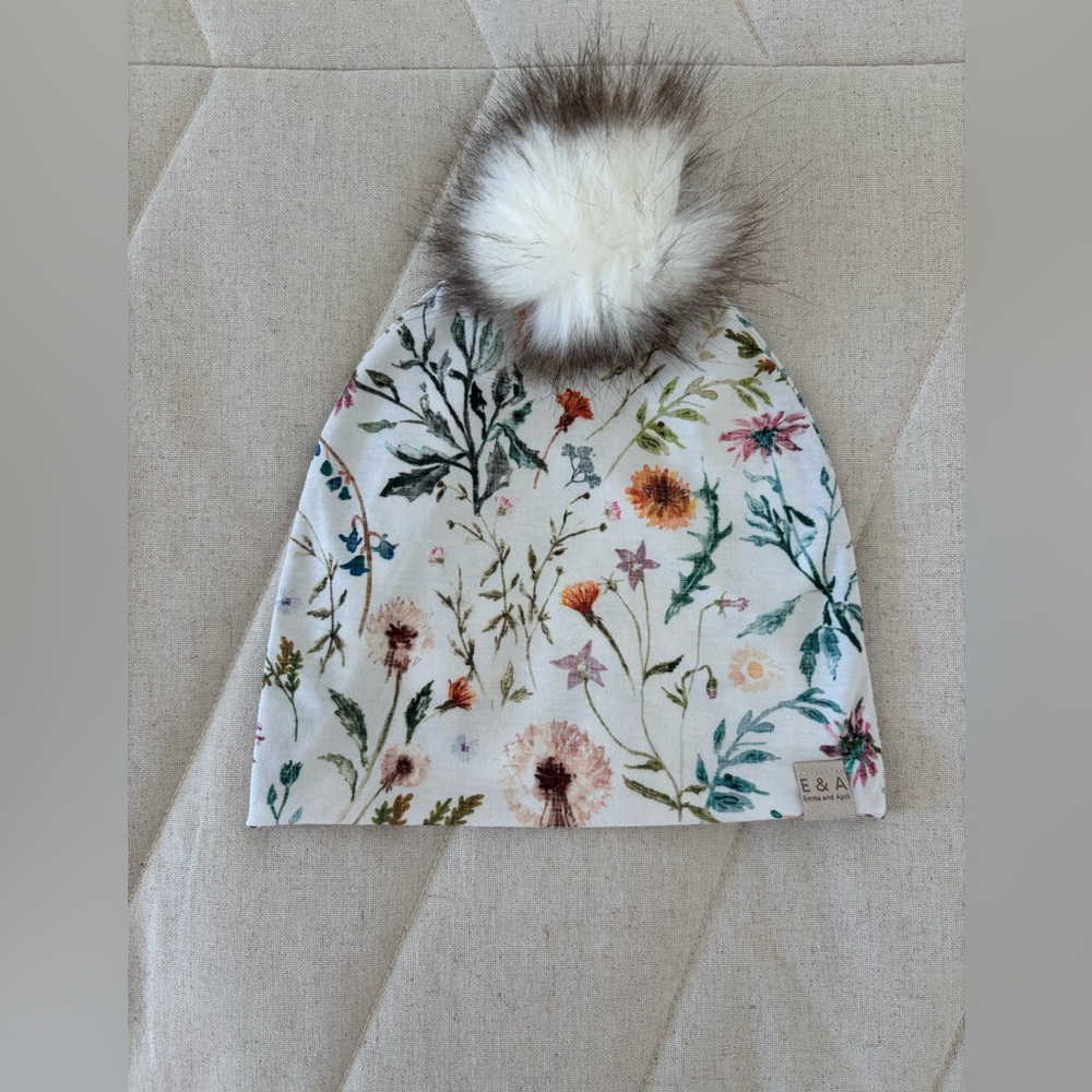 | Emma and April | Kids Pom-Pom Beanie